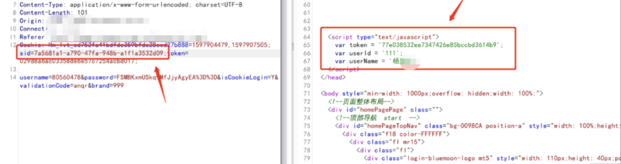 BP分析请求和响应
