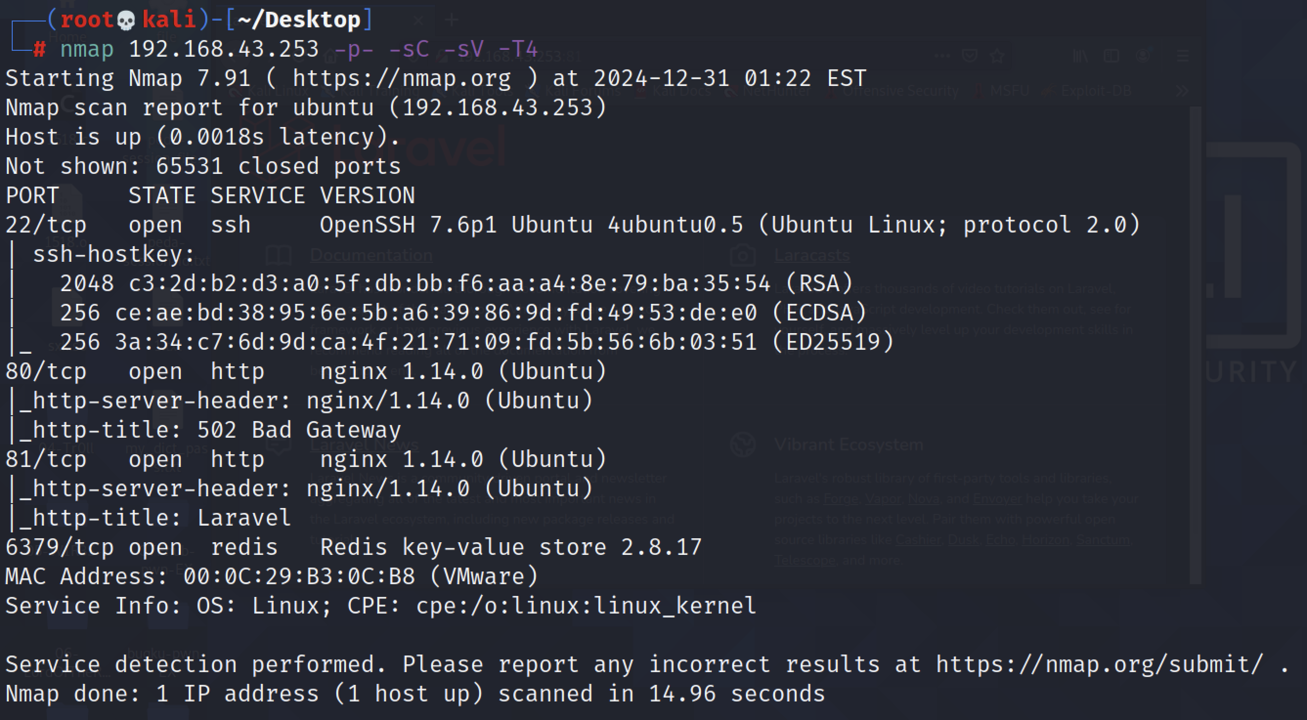 nmap 192.168.43.253 -p- -sC -sV -T4